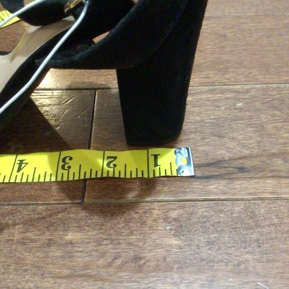 A NewDay Black Thick Heel Shoes Ankle Strap heeled sandal - Picture 11 of 13